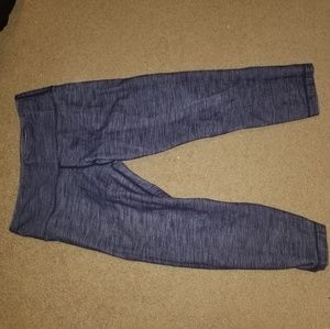 Lululemon denim wunder under crop